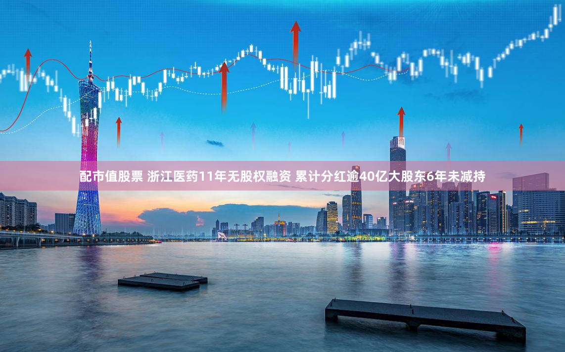 配市值股票 浙江医药11年无股权融资 累计分红逾40亿大股东6年未减持
