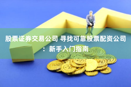 股票证券交易公司 寻找可靠股票配资公司：新手入门指南