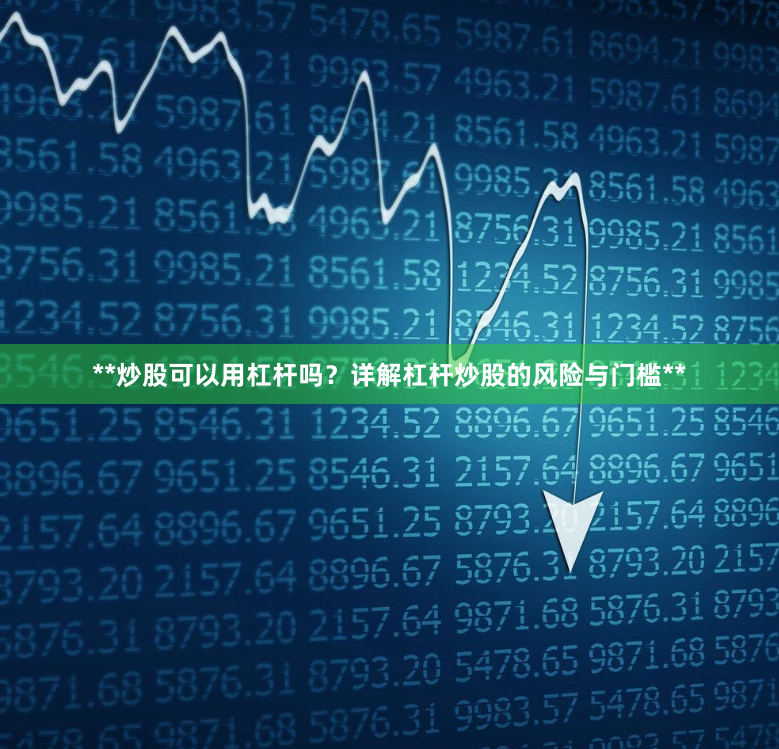 **炒股可以用杠杆吗？详解杠杆炒股的风险与门槛**