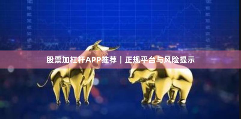 股票加杠杆APP推荐｜正规平台与风险提示